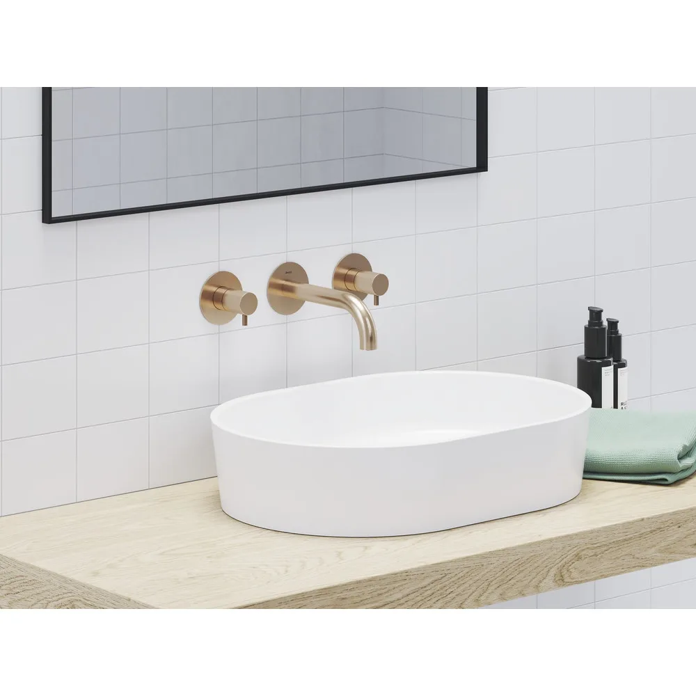RAVAK X070350 Espirit falba süllyesztett mosdócsaptelep belső egységgel ES 019.60RGB.O1, rose gold