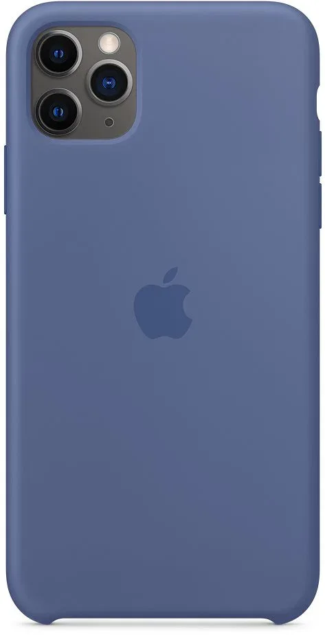 Apple iPhone 11 Pro Max szilikon tok, kék színű