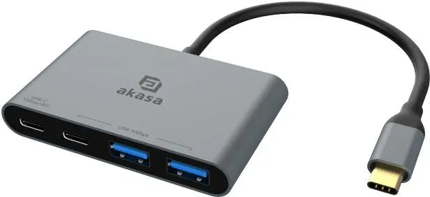 AKASA - USB Type-C 4-In-1 Hub / AK-CBCA31-18BK