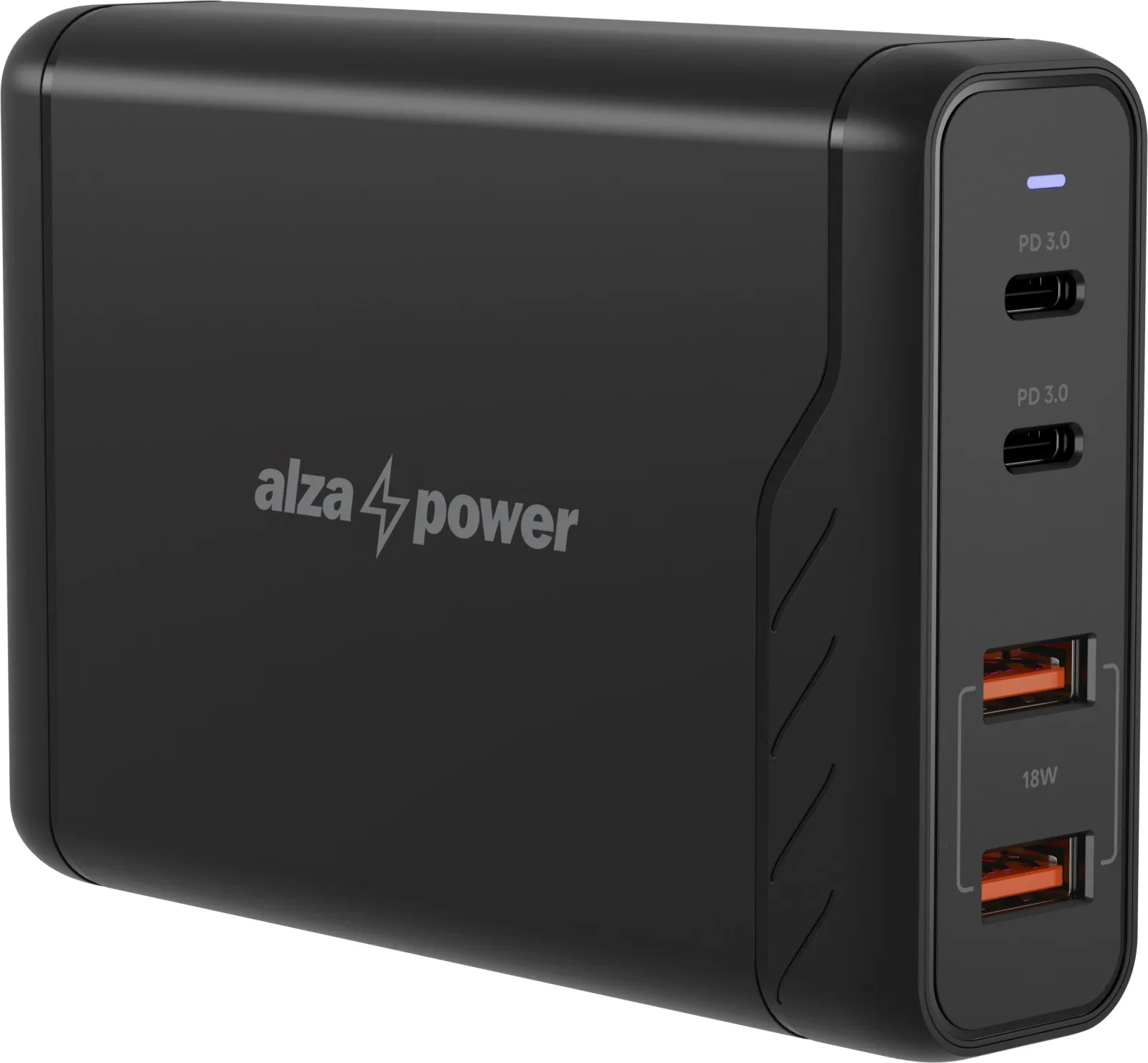 AlzaPower M300 Multi Charge Power Delivery 100W, fekete