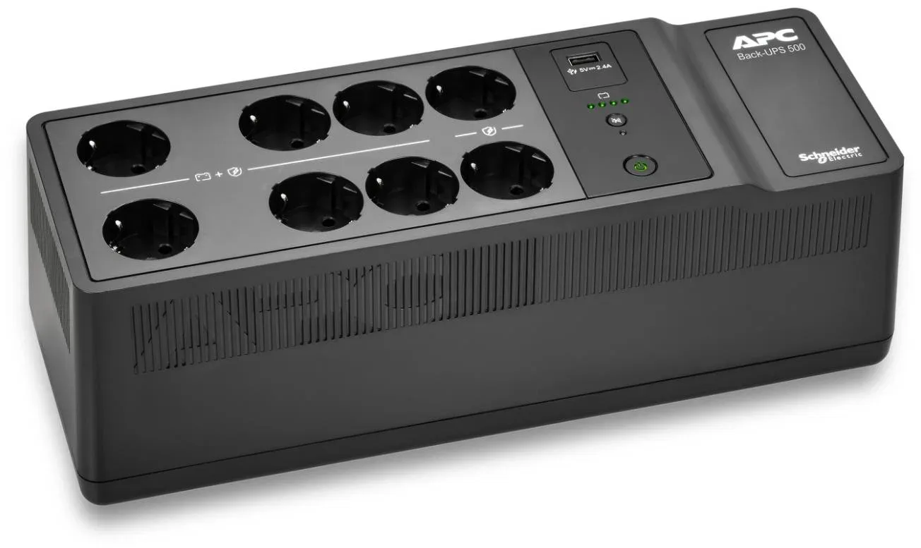 APC Back-UPS 500VA 8 schuko outlets
