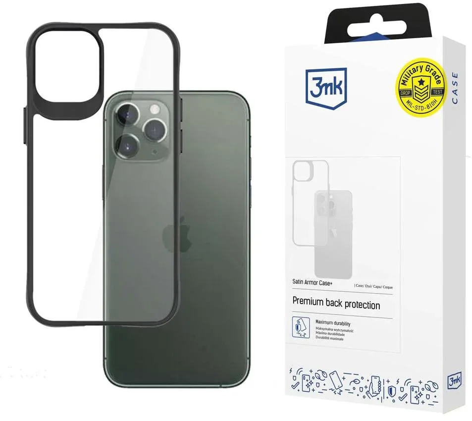 3MK Satin Armor Case+ Apple iPhone 11 Pro átlátszó tok