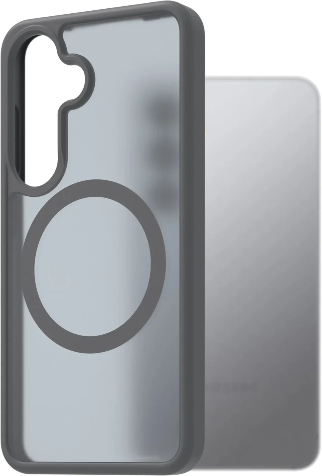 AlzaGuard Matte Case Compatible with Magsafe Samsung Galaxy S25 szürke tok