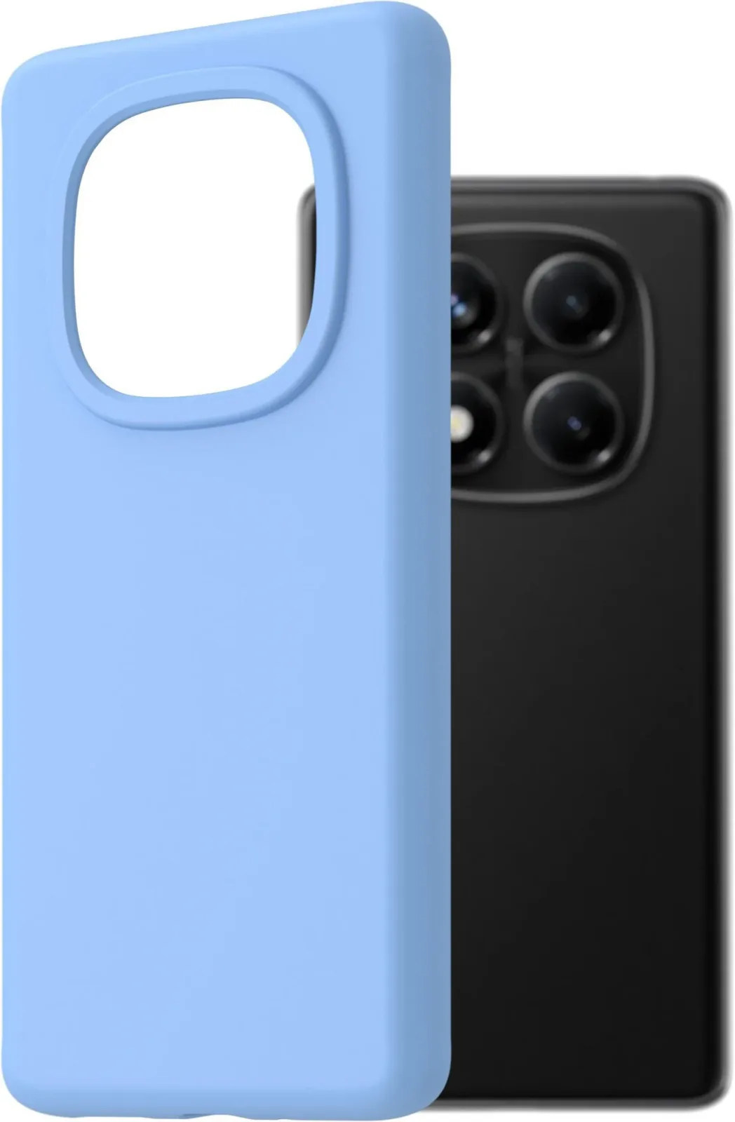 AlzaGuard Premium Silicone Case Xiaomi Redmi Note 14 Pro 4G világoskék tok