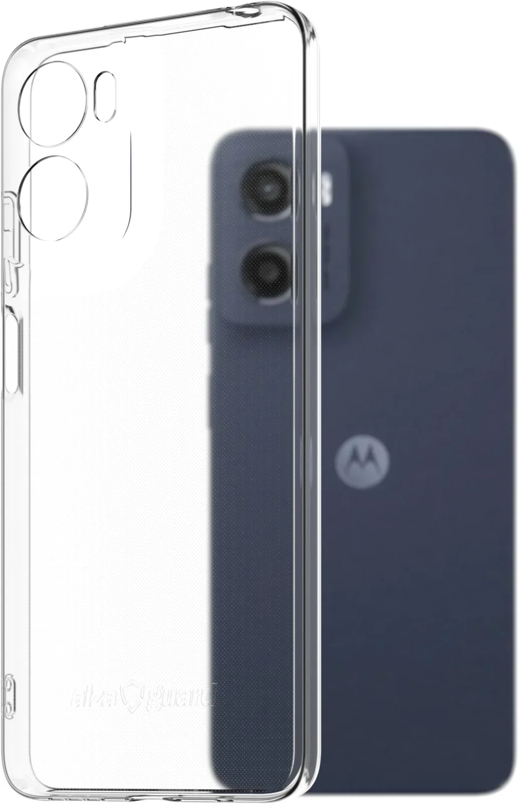 AlzaGuard Crystal Clear TPU Case Motorola Moto E15 tok