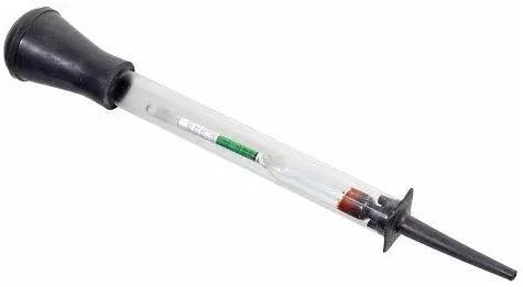 hűtőfolyadék-hydrometer