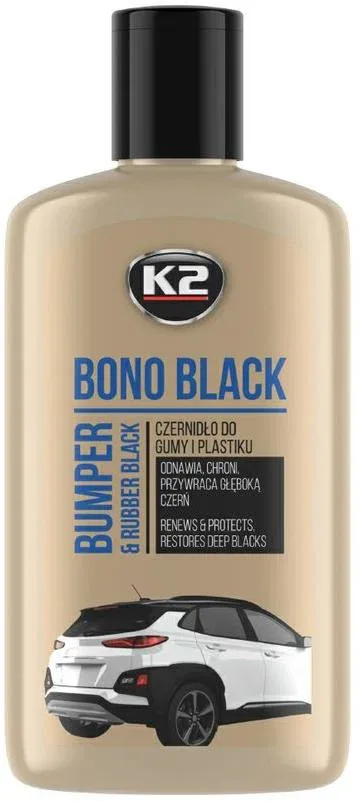 K2 Bono Black paszta külső műanyaghoz, 250 ml