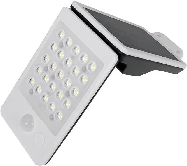 Aca Lighting ELISA LED napelemes lámpa mozgásérzékelővel 2W/200lm/Li-on 3,7V/1mAh, fehér
