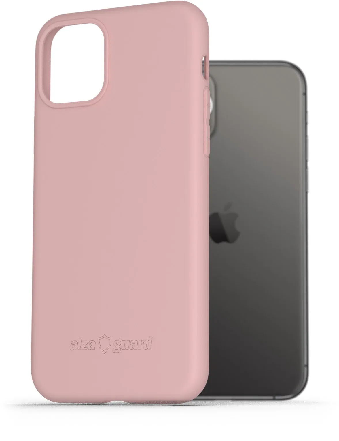 AlzaGuard Matte iPhone 11 Pro rózsaszín TPU tok