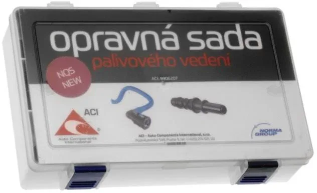 ACI NORMA Üzemanyagvezeték javító készlet - gyorscsatlakozók, adapterek, betétek, 34 db