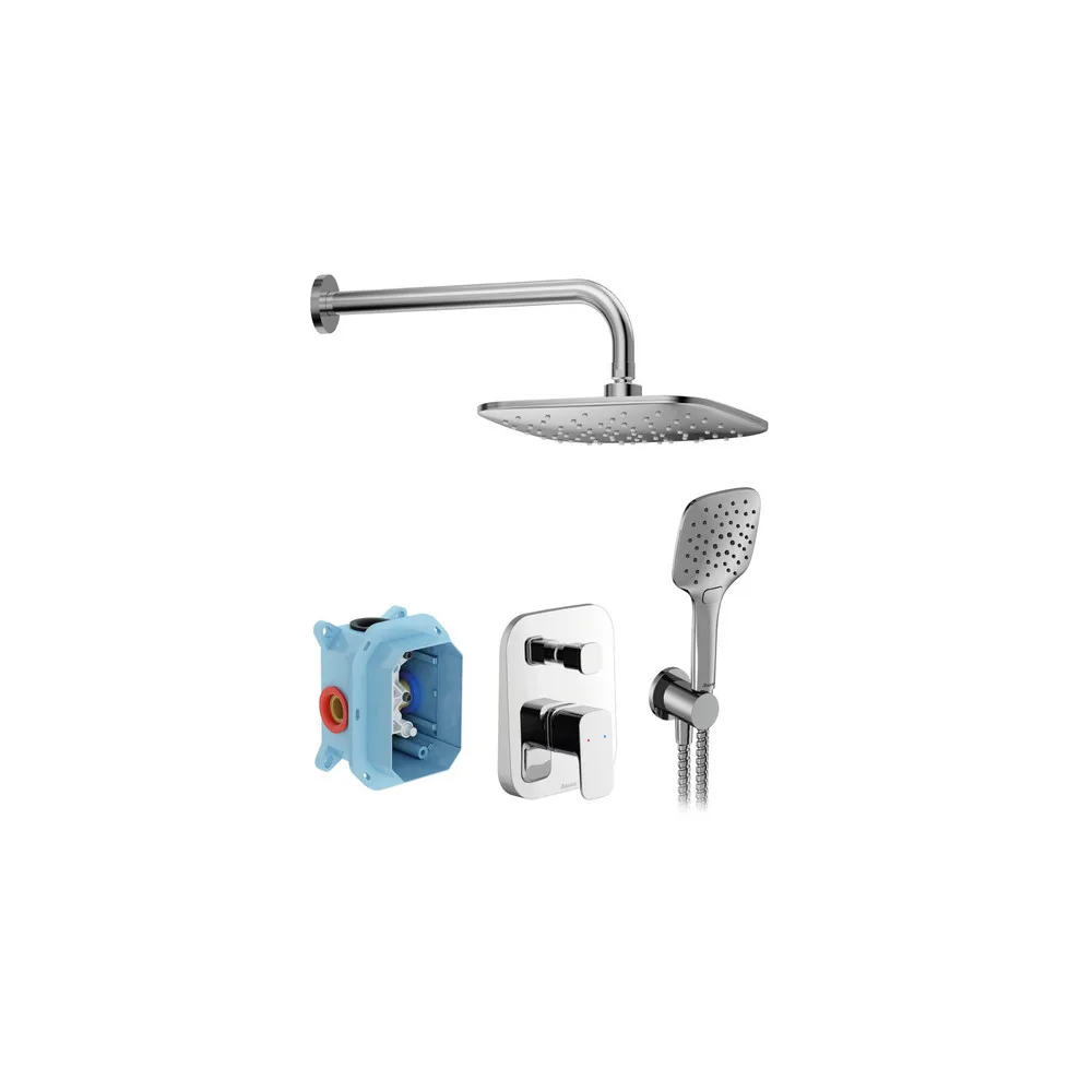 RAVAK X07S011 10° Free falsík alatti zuhanyszett TD F 090.00CR.O2.RB070, króm