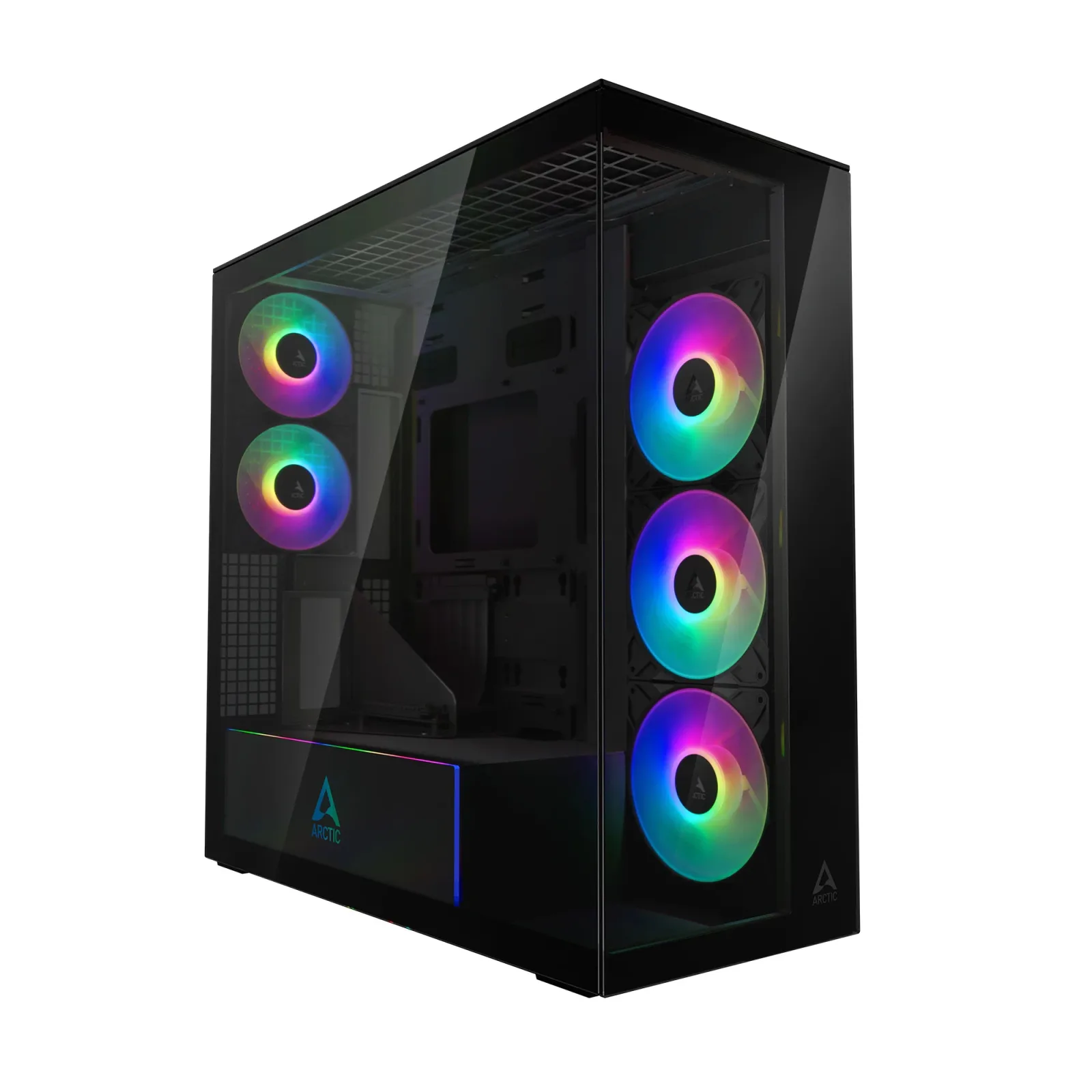ARCTIC XTENDER with Vertical GPU Mount (Mirror Black)