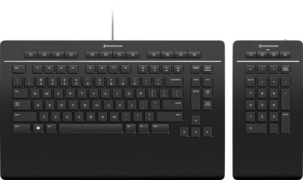 3Dconnexion Keyboard Pro with Numpad