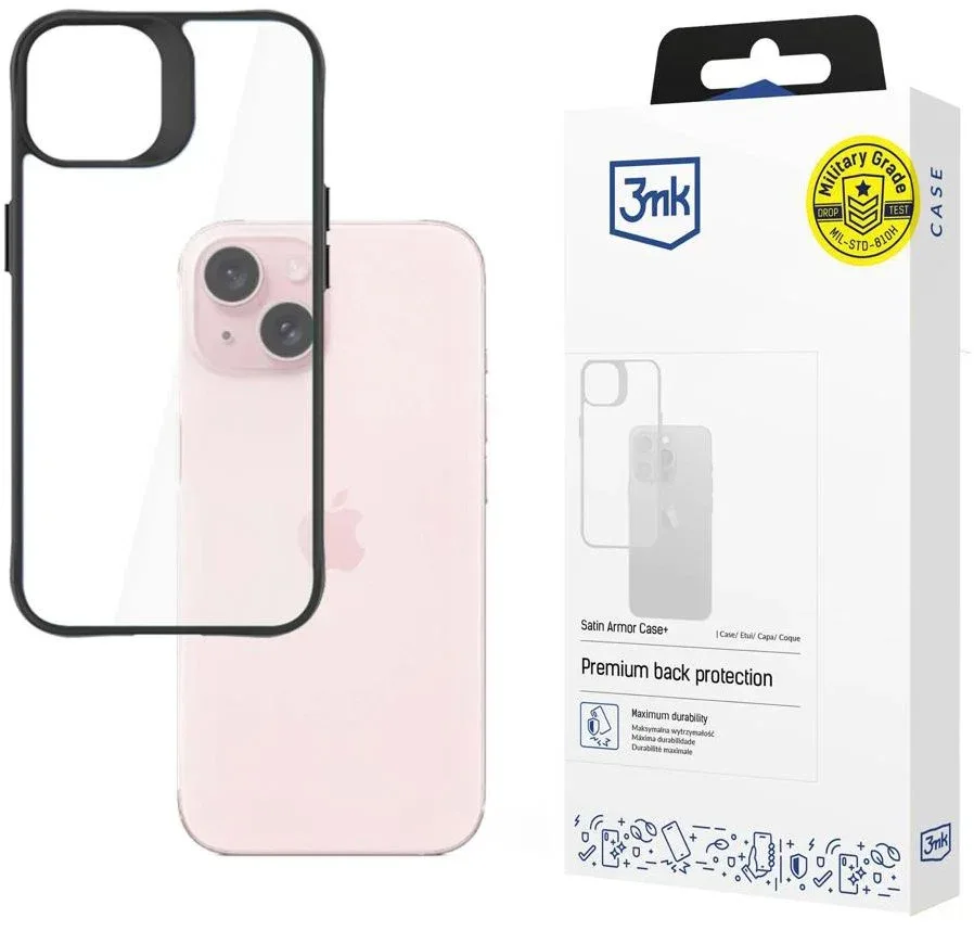 3MK Satin Armor Case+ Apple iPhone 15 Plus tok