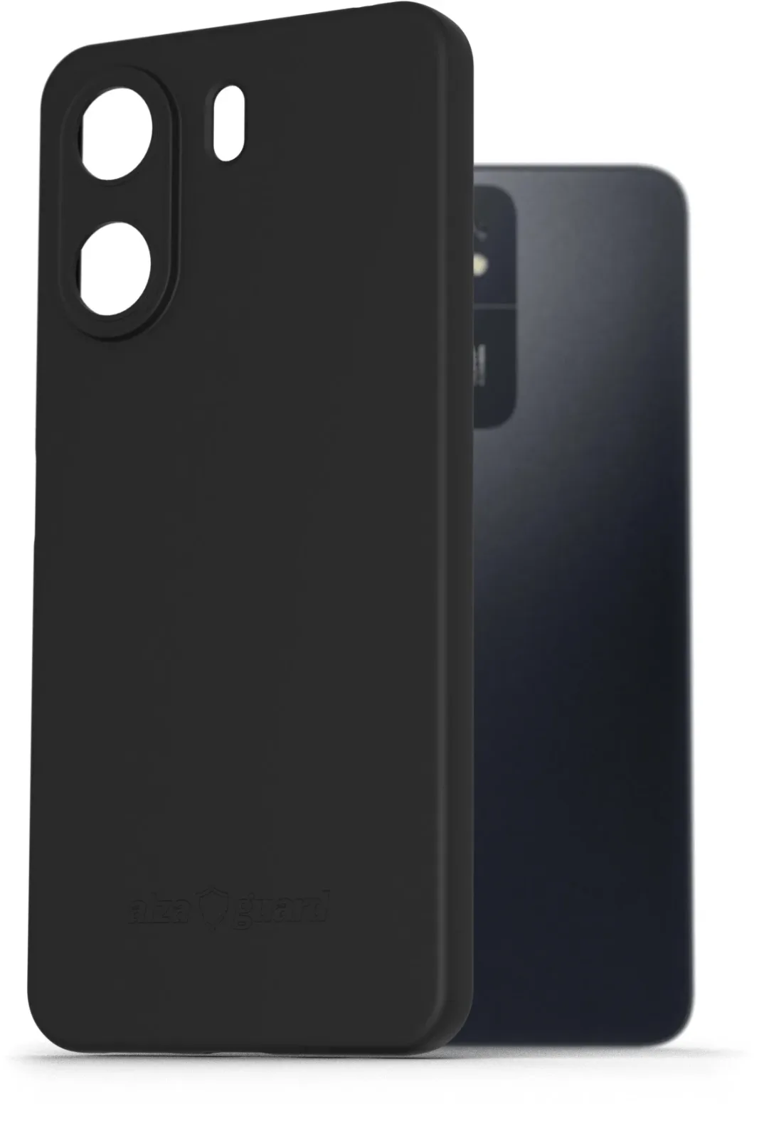 AlzaGuard Matte Xiaomi Redmi 13C fekete TPU tok