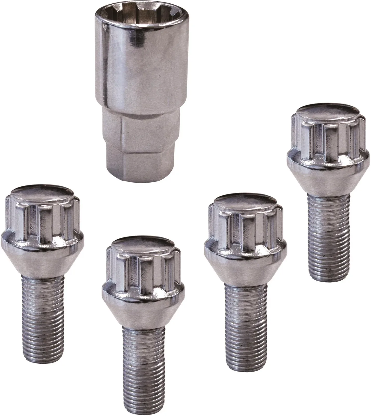 Carpoint Lopásgátló kerékcsavarok M12x1,25x26mm Conical