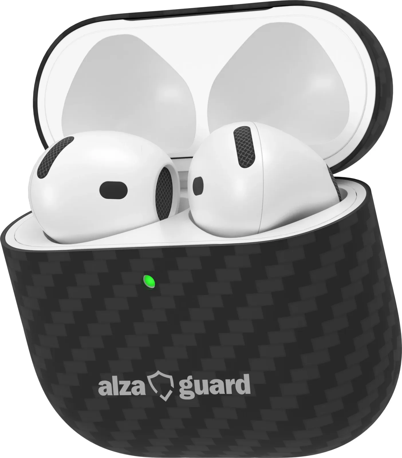 AlzaGuard Ultra Slim Aramid Case tok az Airpods 4 készülékhez