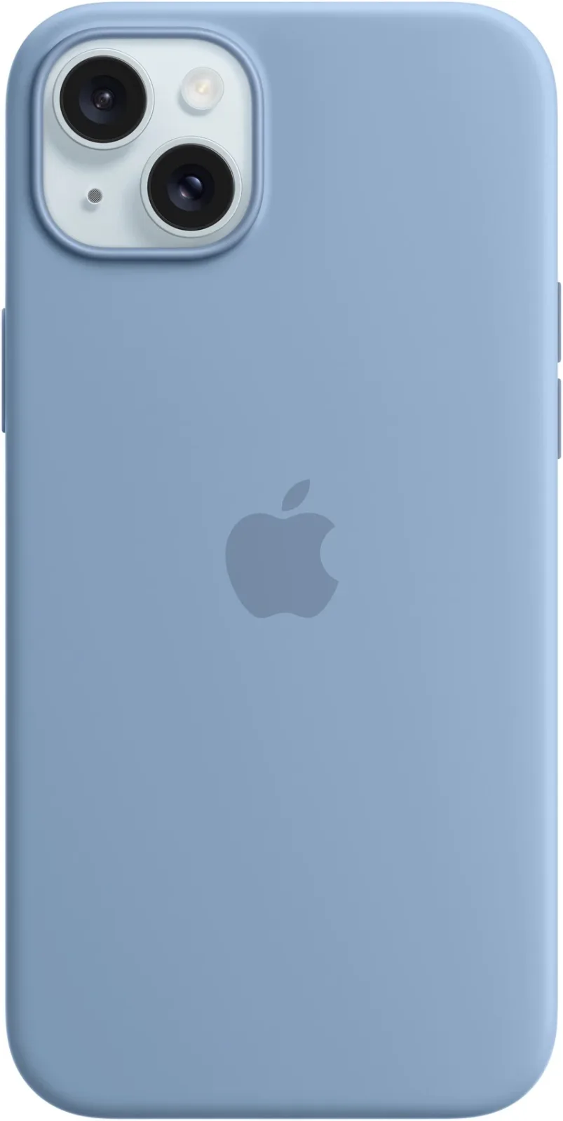 Apple iPhone 15 Plus MagSafe jégkék szilikon tok