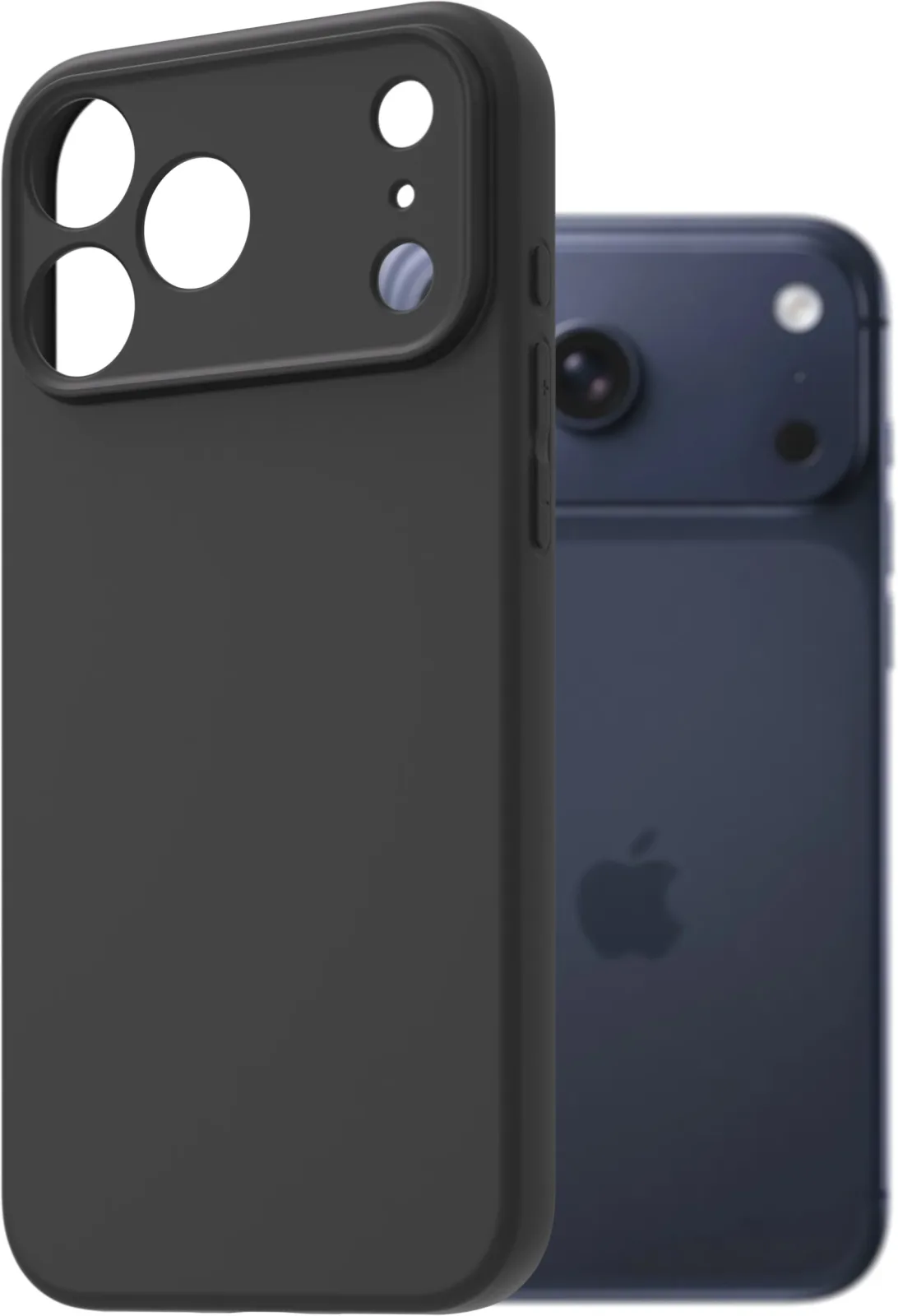 AlzaGuard Matte TPU iPhone 17 Pro Max fekete tok