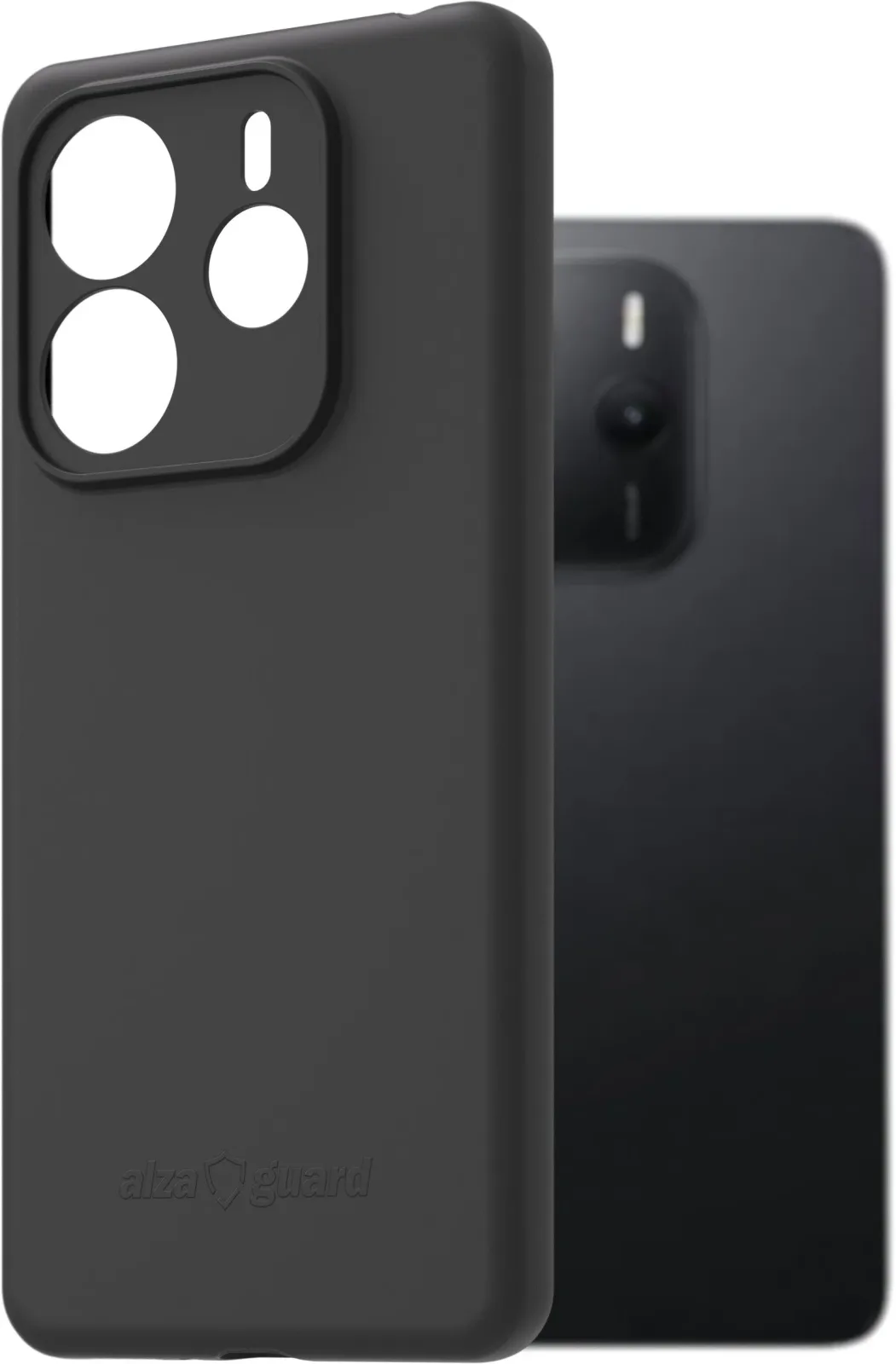 AlzaGuard Matte TPU Case Xiaomi Redmi Note 14 4G fekete tok