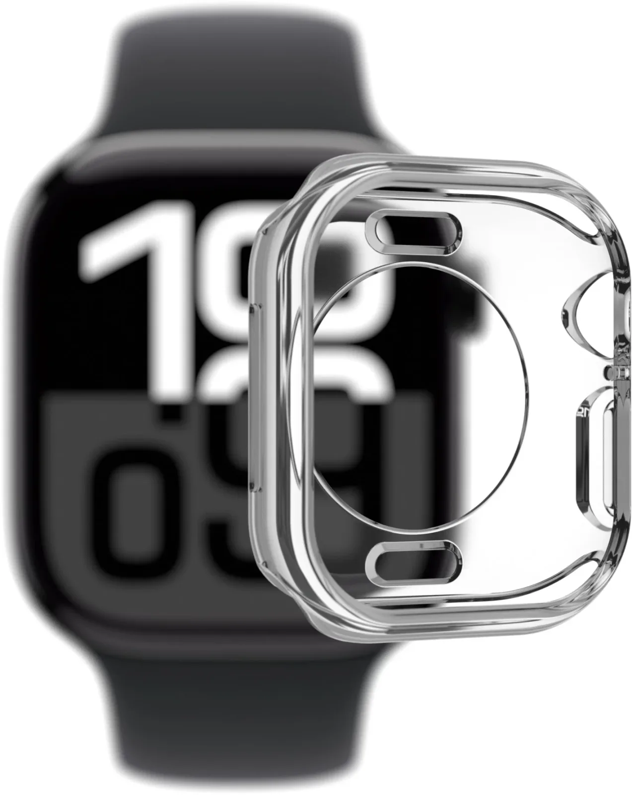 AlzaGuard Crystal Clear HalfCase Apple Watch 42 mm TPU tok