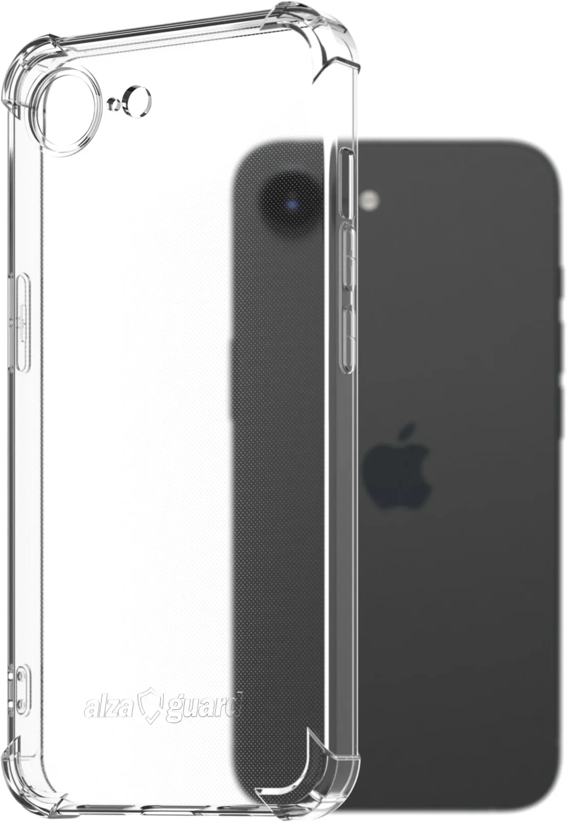 AlzaGuard Shockproof Case iPhone 16e átlátszó tok