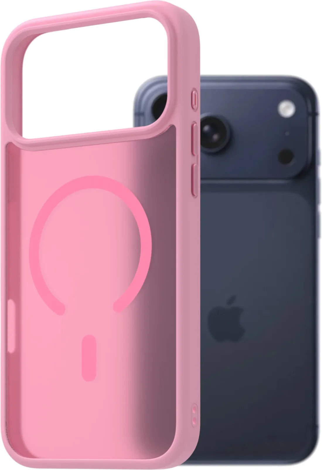 AlzaGuard Matte iPhone 17 Pro Max levendula-rózsaszín MagSafe tok
