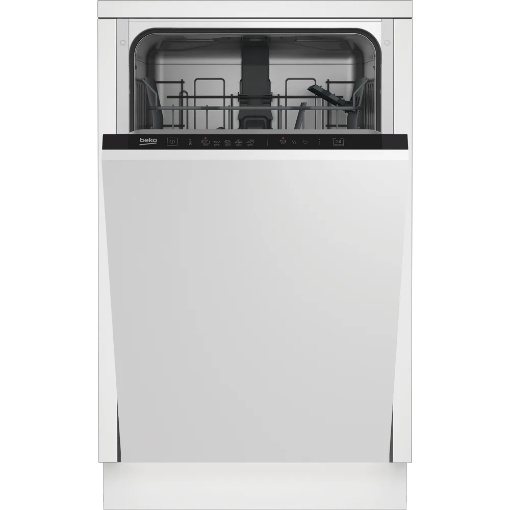 Beko DIS35025 beépíthető integrált 10 terítékes mosogatógép keskeny