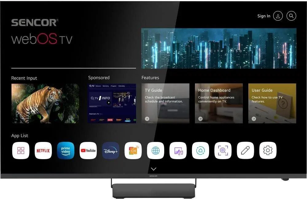 55" Sencor SLE 55US850TCSB