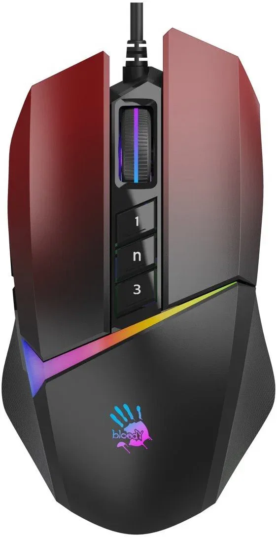 A4tech Bloody W60 Max Activated, fekete/piros