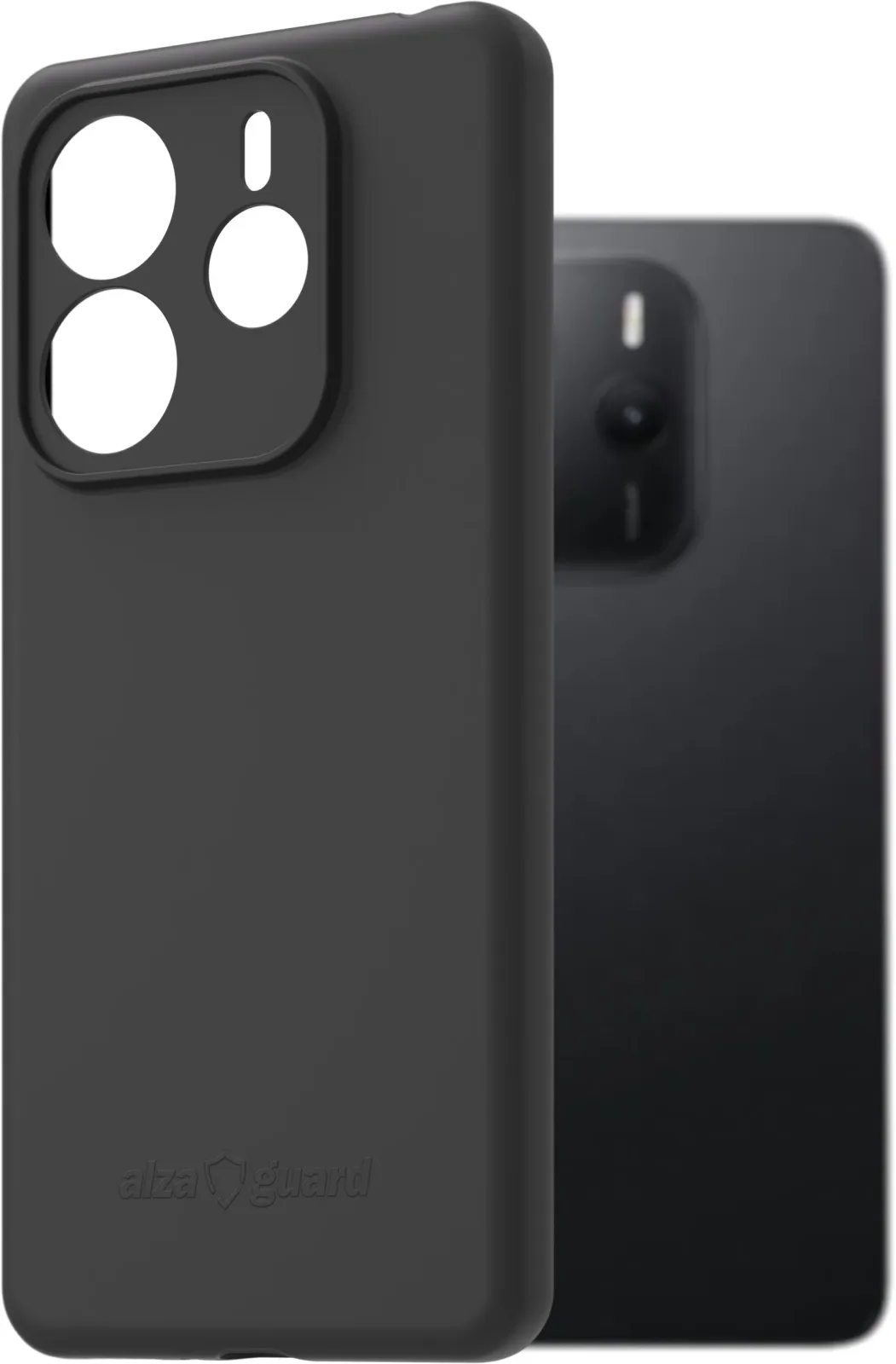 AlzaGuard Matte Case Xiaomi Redmi Note 14 fekete TPU tok