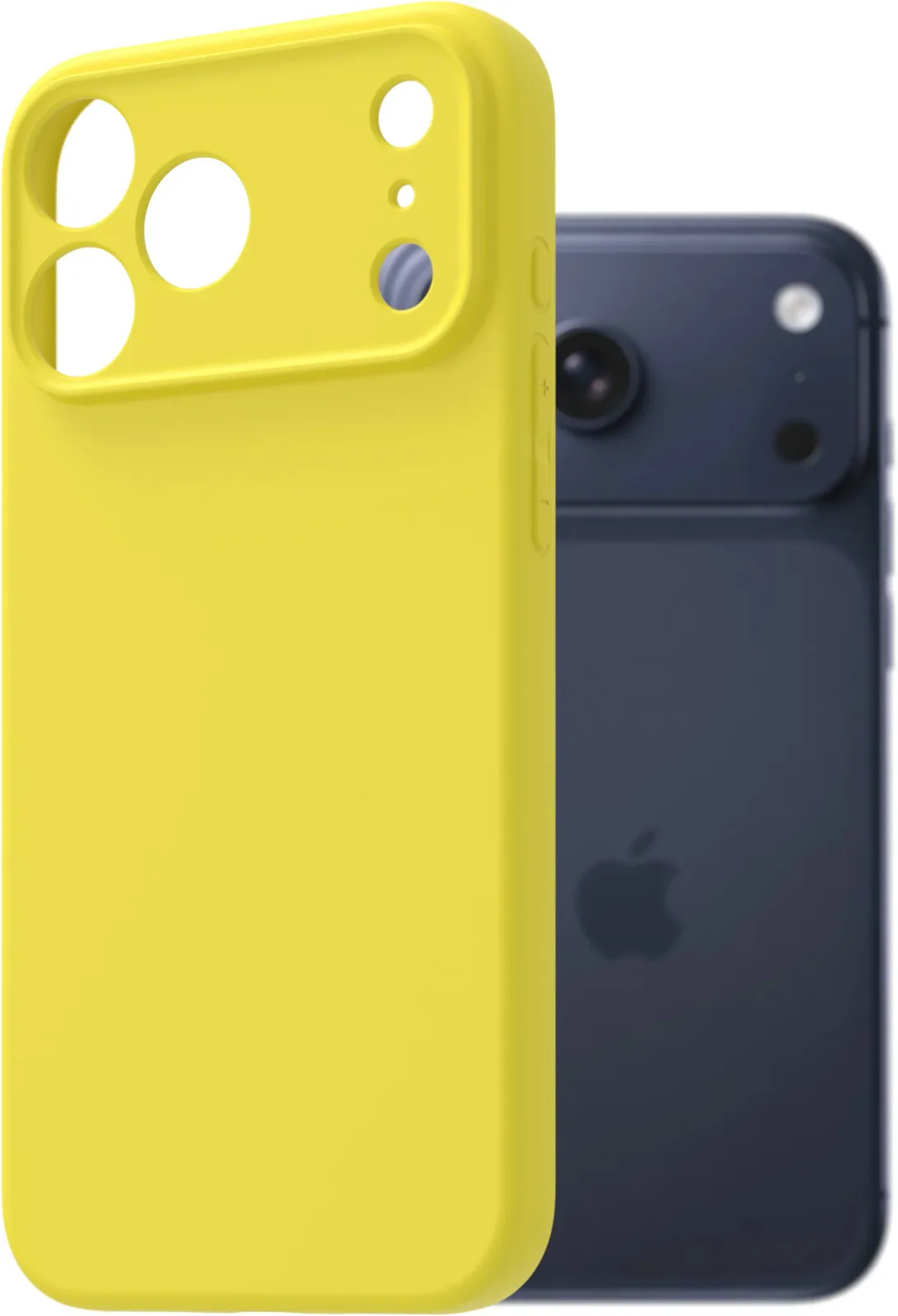 AlzaGuard Matte TPU iPhone 17 Pro Max sárga tok