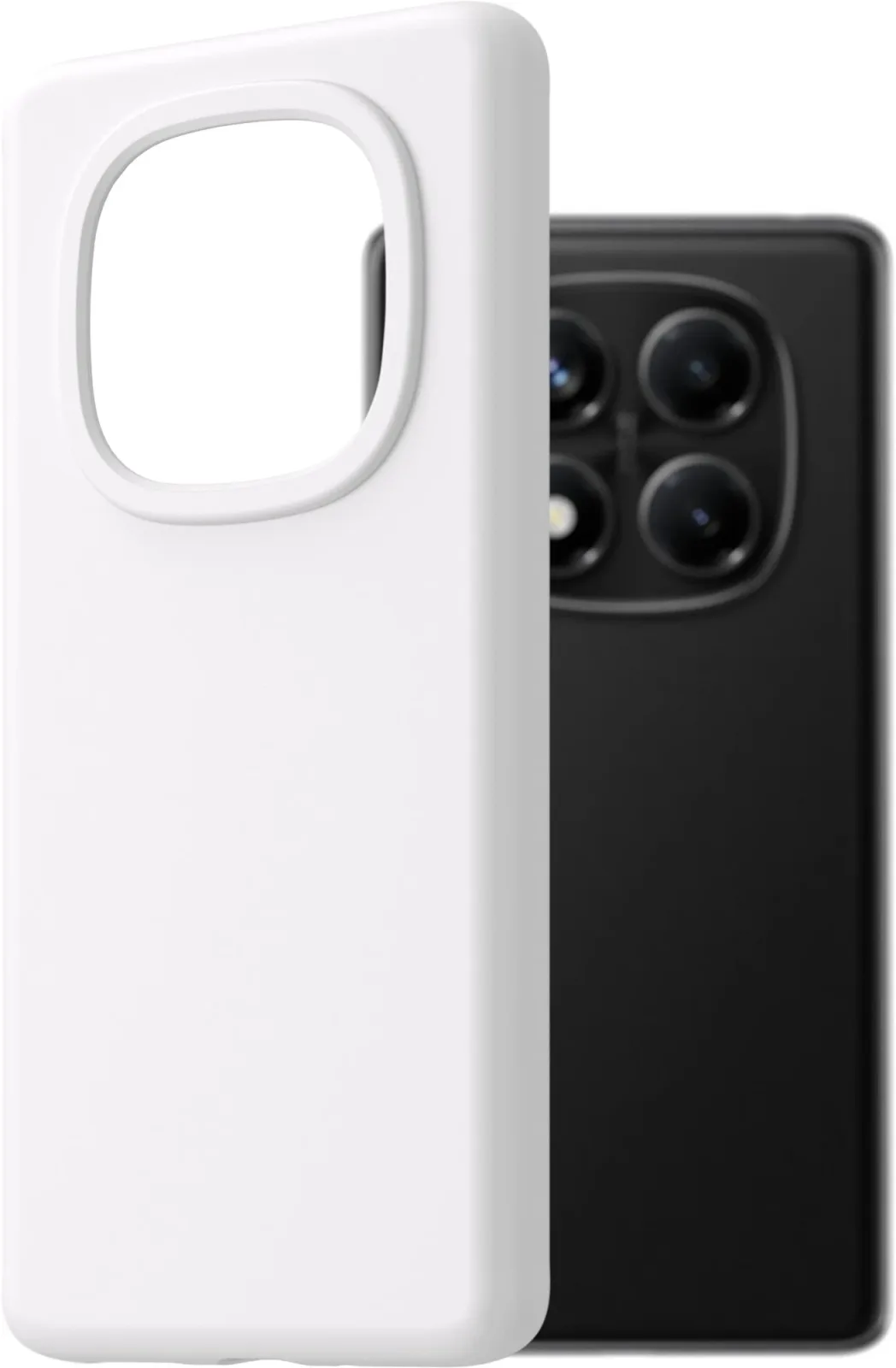 AlzaGuard Premium Silicone Case Xiaomi Redmi Note 14 Pro fehér tok