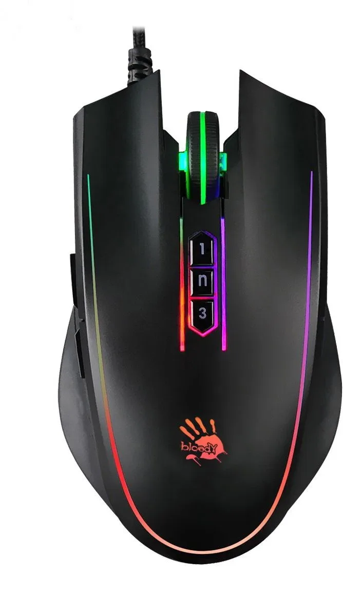 A4tech Bloody P81S Activated Core 3, Curve fekete