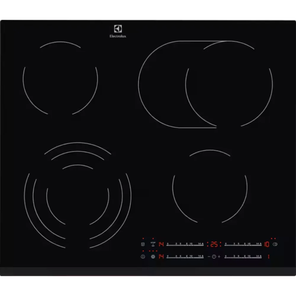 Electrolux EHF6547FXK Kerámia főzőlap 60 cm