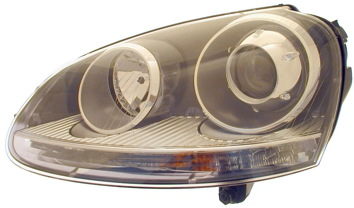 ACI VW GOLF 03-08 Bal első Xenon fényszóró, D2S+H7 (egység és izzó nélkül, motorral, elektromos vezérlés)