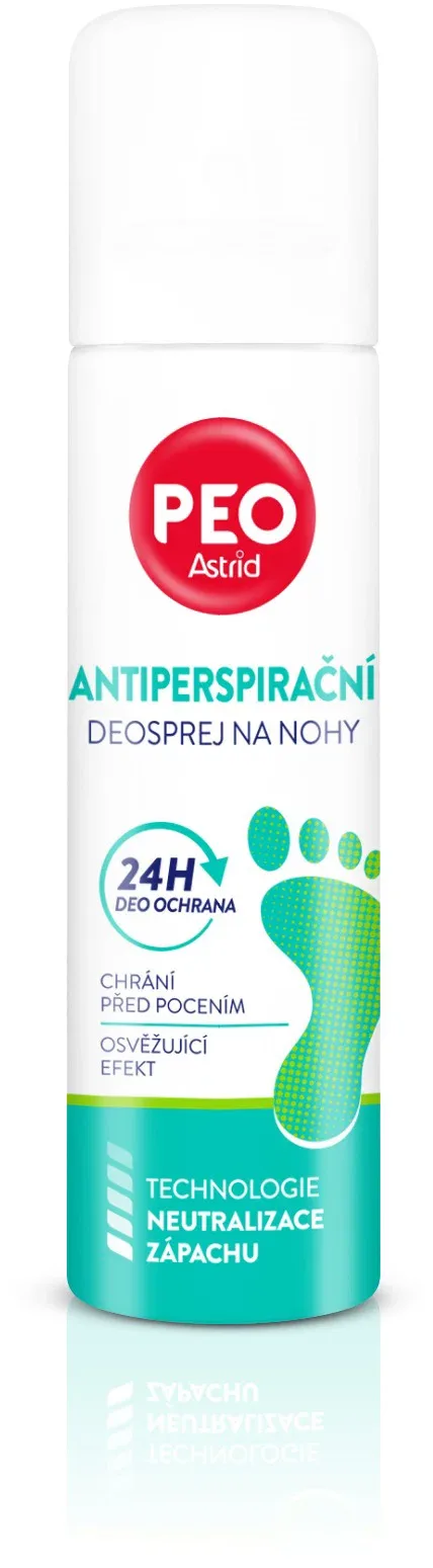 ASTRID PEO Izzadásgátló dezodoráló lábspray 150 ml