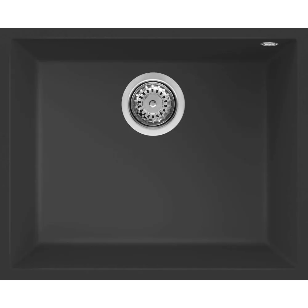 ELLECI - Mosogatótálca Quadra 105 G40 nero munkalap alá szerelhető