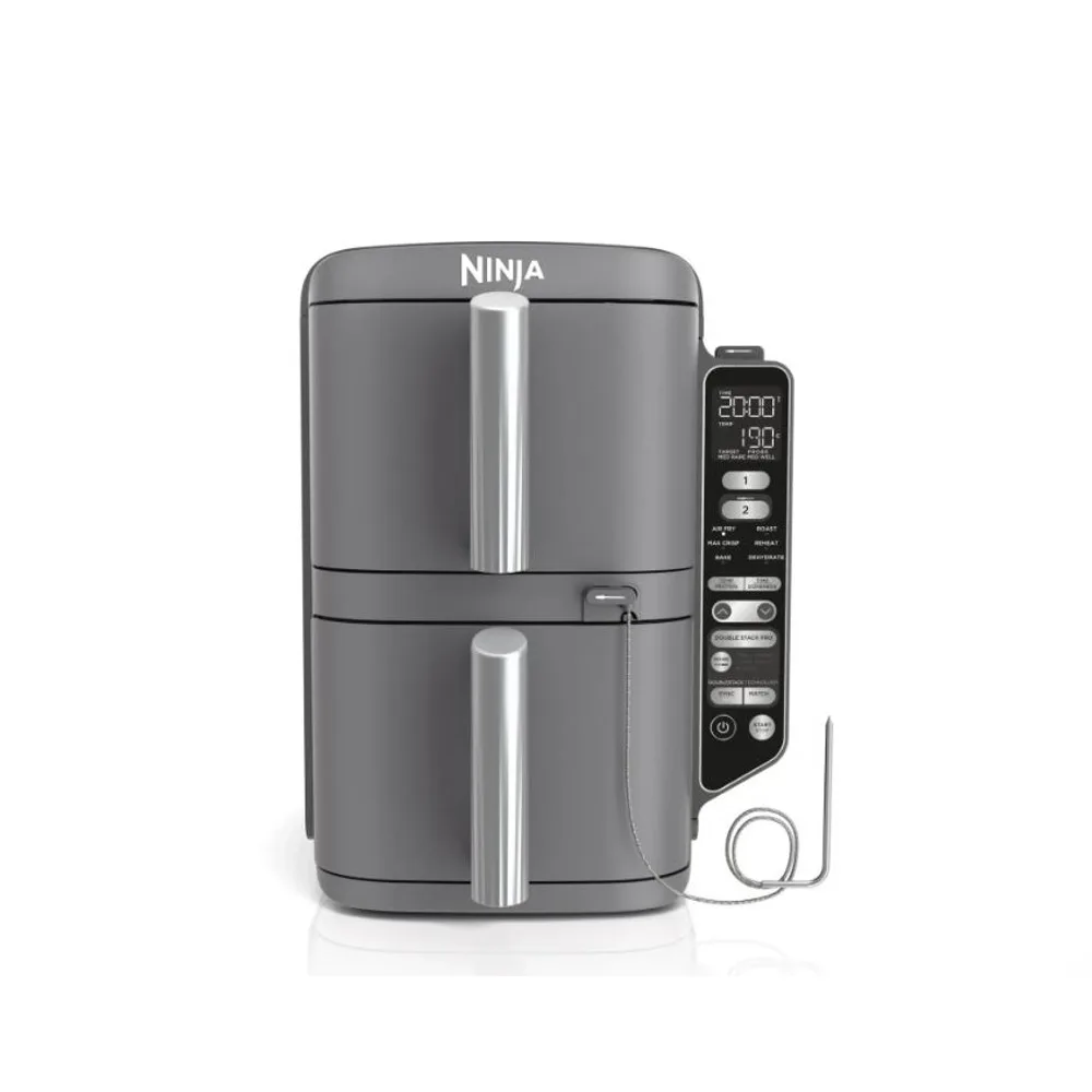 Ninja SL451EU Double Stack- Emeletes Airfryer 9,5l - Maghőmérővel