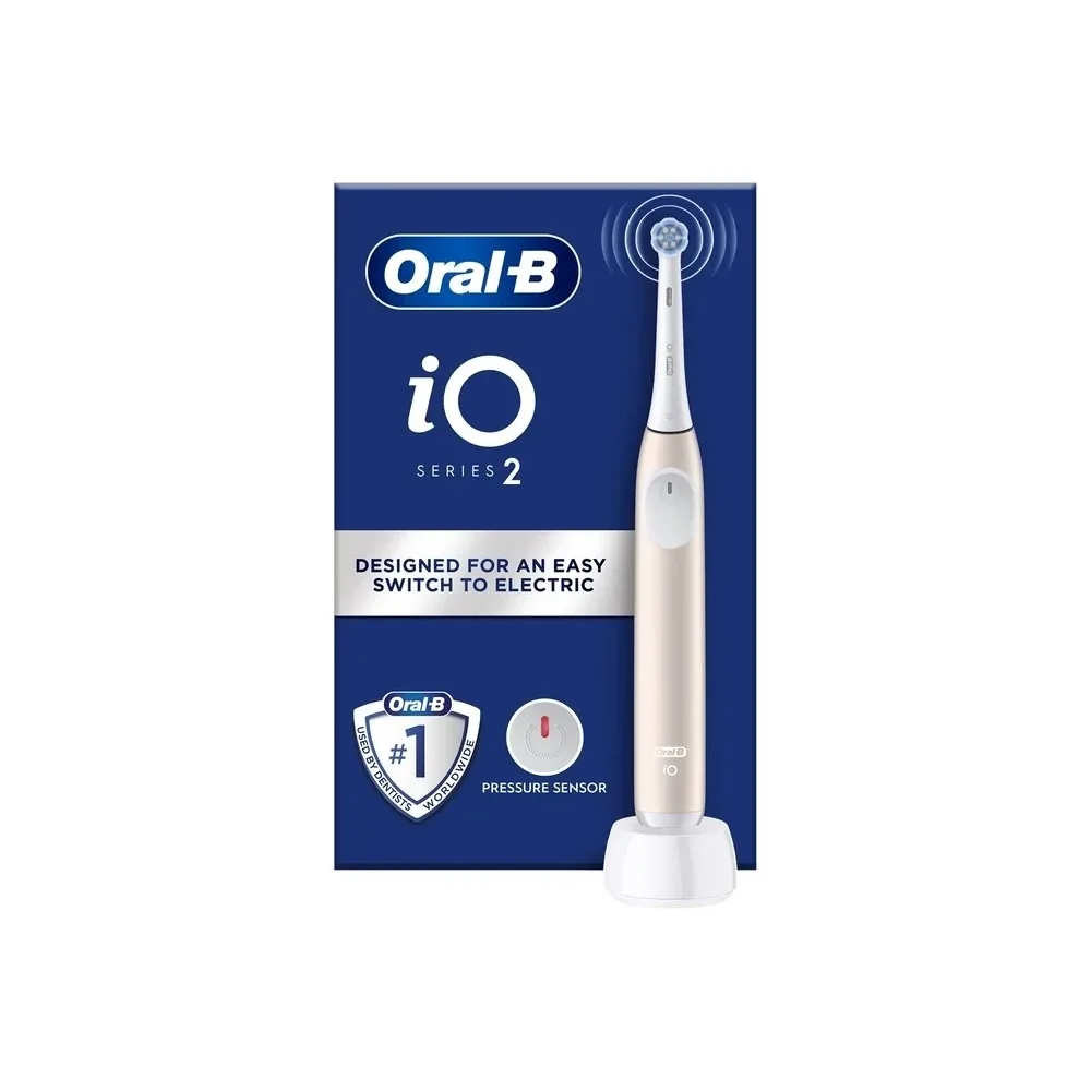 Oral-B iO2 elektromos fogkefe Calm Pink, világos rózsaszín