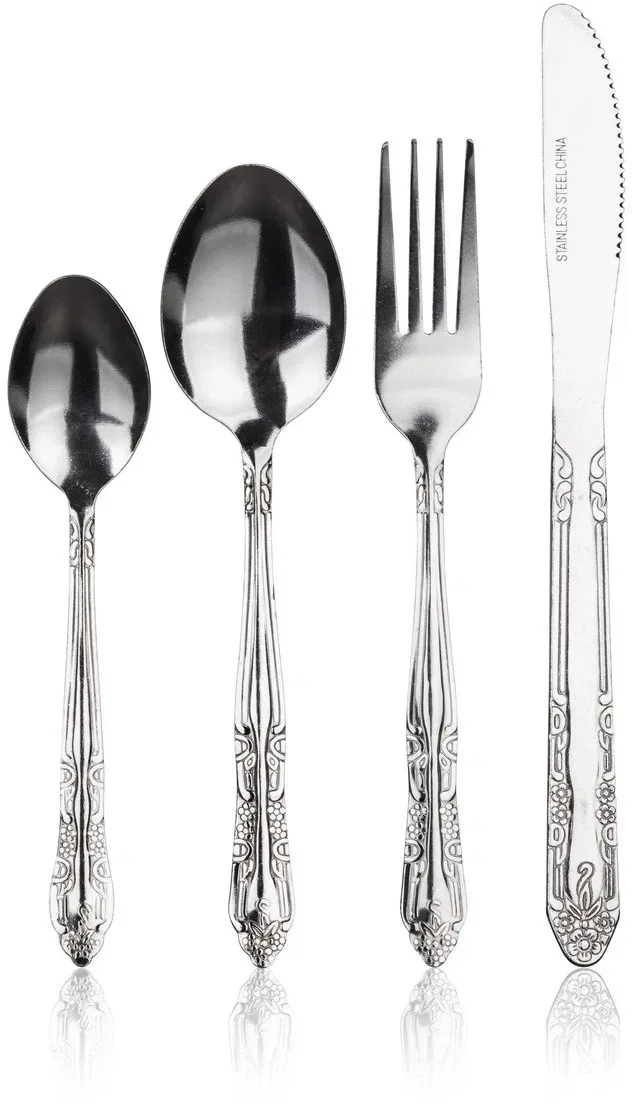 APETIT DEBORAH rozsdamentes acél evőeszközkészlet, 24 db
