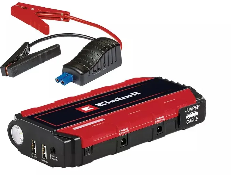 Einhell CE-JS 12/1 Jump-Start & Powerbank, 3× 3700 mAh kapacitás