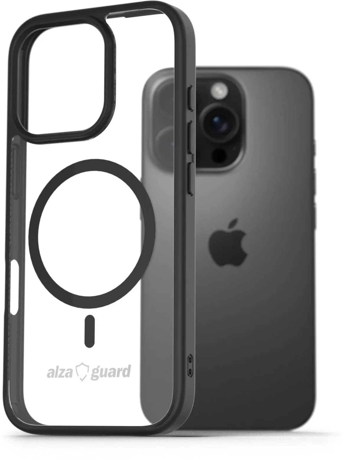 AlzaGuard iPhone 16 Pro Clear TPU Case Compatible with Magsafe tok
