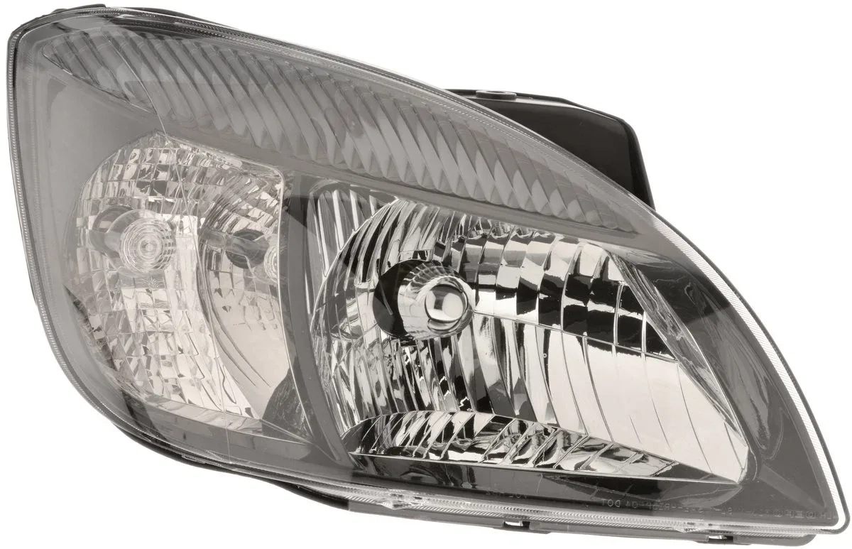 ACI KIA RIO 05-11 Jobb első fényszóró, H4 (elektromos vezérlés + motor), fekete keret