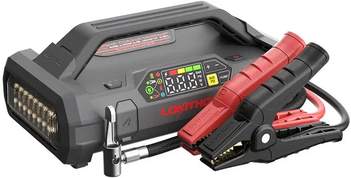 LOKITHOR Starter power supply with compressor JA302 PRO, 12V, 3000A, 77Wh