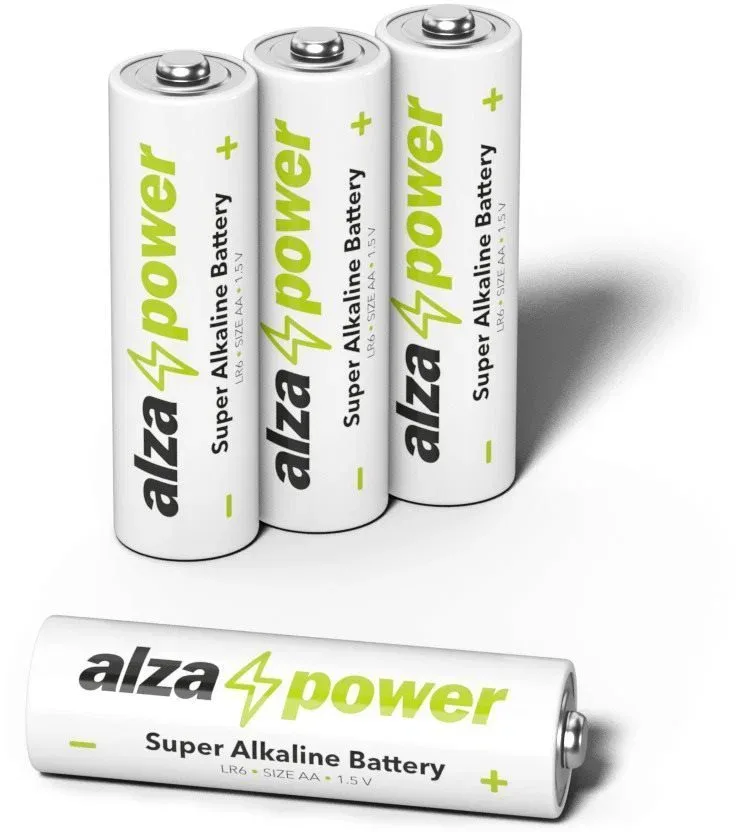AlzaPower Super Alkaline LR6 (AA) 4 db öko dobozban