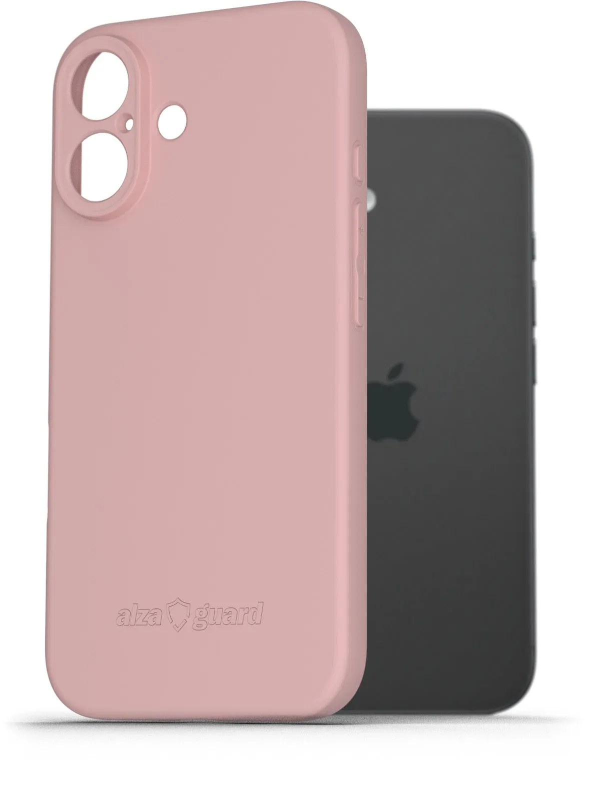 AlzaGuard Matte TPU Case iPhone 16 rózsaszín tok