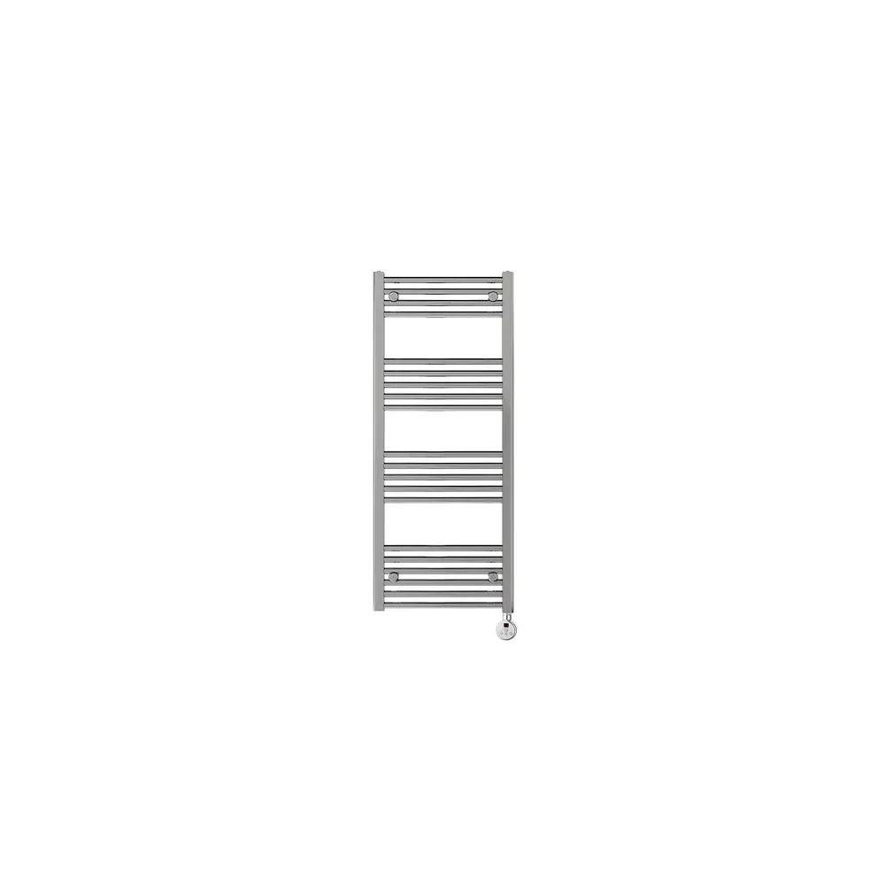 Hunor 500 x 1200 elektromos törölközőszárító radiátor, egyenes, króm, digital, 700W