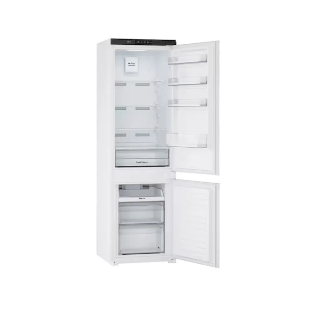 LG GTFN256SER Beépíthető alulfagyasztós hűtőszekrény, Total No Frost, 233L kapacitás