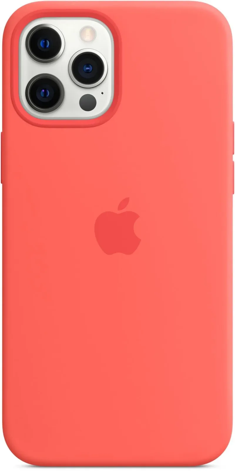 Apple iPhone 12 Pro Max pink citrus szilikon MagSafe tok